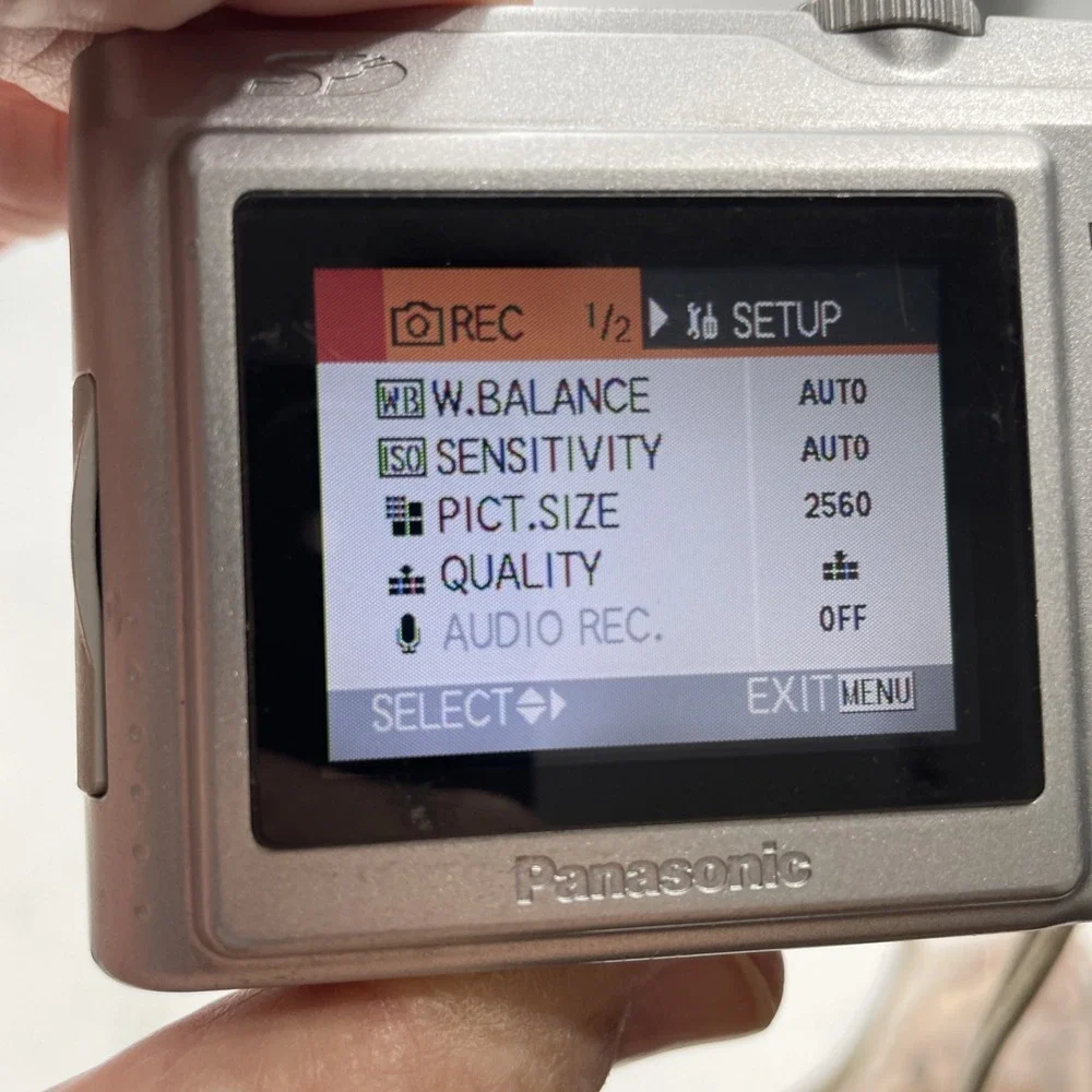 Panasonic LUMIX DMC-LZ2 5.0MP Digital Camera 24X Zoom+Battery